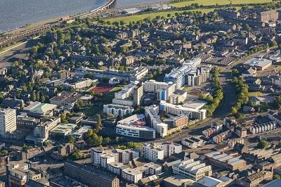 Dundee campus from above
